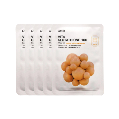 Ottie - Vita Glutathione 100 Mask - 25ml*5pièces Ottie - Vita Glutathione 100 Mask - 25ml*5pièces
