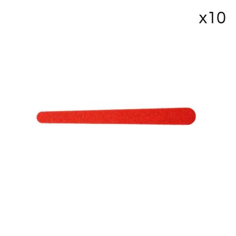 Pack de 10 mini limes double-face jetable dures 100/100 Pack de 10 mini limes double-face jetable dures 100/100
