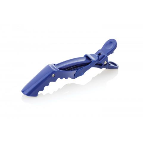 Pack de 6 pinces crocodiles bleues 10cm