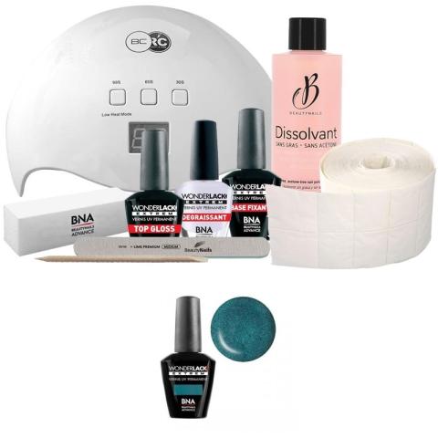 Pack Beauty Nails + Lampe 48 watts Wonderlack extrême Métallic Botticelli