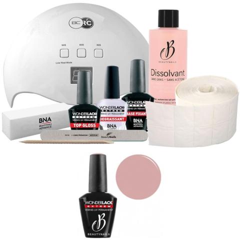Pack Beauty Nails + Lampe 48 watts Wonderlak extrême Beautynails SHEER BB WLE096 Pack Beauty Nails + Lampe 48 watts Wonderlak extrême Beautynails SHEER BB WLE096