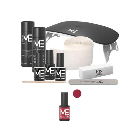 Pack lampe 24watt Gel Polish ME by Mesauda n°200 Raspberry 5ml