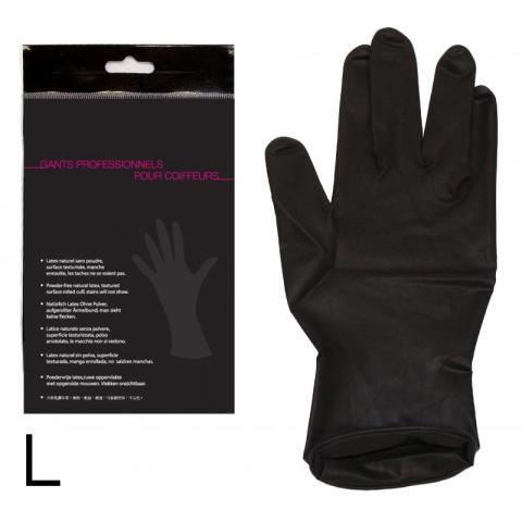 Paire de gants en latex noirs L JACQUES SEBAN