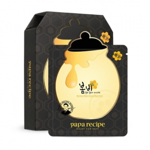 Papa Recipe - Pack masque Bombee au miel noir - 10pièce Papa Recipe - Pack masque Bombee au miel noir - 10pièce