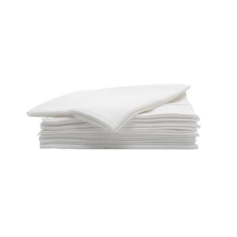 Paquets de 50 serviettes Jetables Blanches super Résistantes