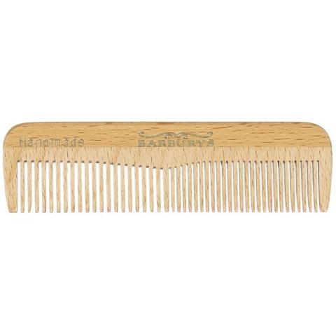 Peigne barbier en bois de hêtre Steamed Barburys Peigne barbier en bois de hêtre Steamed Barburys