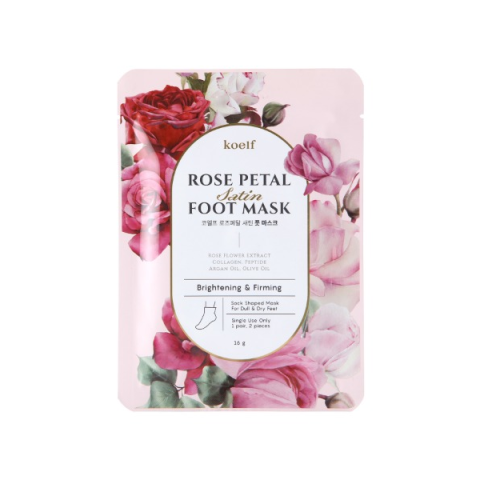 PETITFEE - Koelf Masque pour les pieds en satin pétale de rose -...