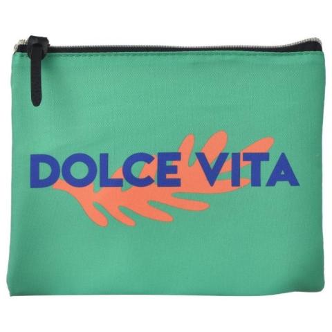 Pochette dolce vita verte Stella Green