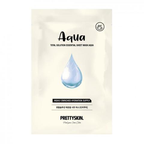 Pretty Skin - Total Solution Masque en tissu Essentiel - 1pièce - Aqua