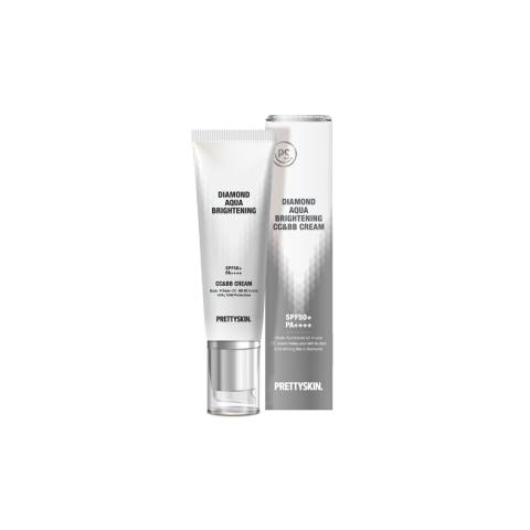 PRETTYSKIN - Crème CC et BB éclaircissante Diamond Aqua - 50g PRETTYSKIN - Crème CC et BB éclaircissante Diamond Aqua - 50g