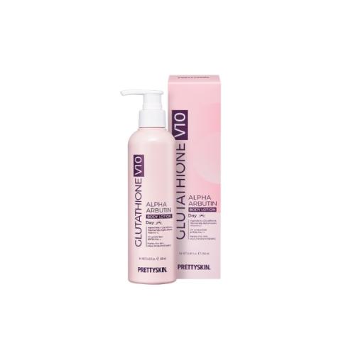 PRETTYSKIN - Lotion corporelle Glutathion V10 Alpha Arbutine - 250ml