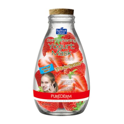PUREDERM - Adoucissant de la peau, Masque yogourt - 15g - Fraise