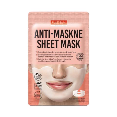 PUREDERM - Anti-Maskne Masque en feuille - 1pièce PUREDERM - Anti-Maskne Masque en feuille - 1pièce