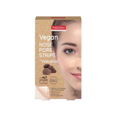 PUREDERM - Bande Vegan pour les pores du nez "Volcanic"...