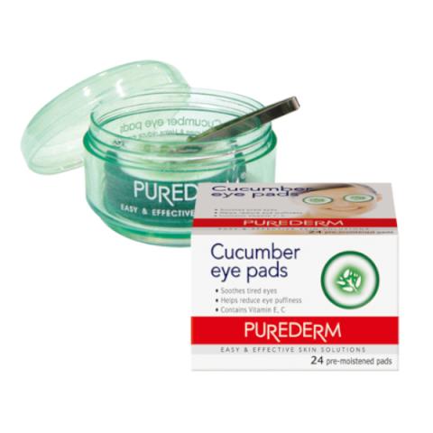 PUREDERM - Concombre, Tapis yeux (Jar) - 24pièces