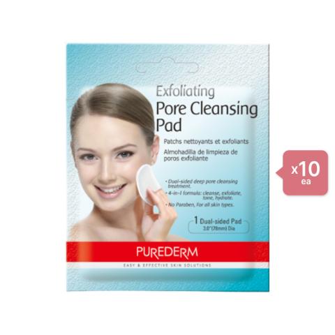 PUREDERM Exfoliating Pore Cleansing Pad - 1pc (10ea) Set PUREDERM Exfoliating Pore Cleansing Pad - 1pc (10ea) Set