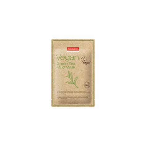 PUREDERM - Masque de boue au thé vert végétalien - 15g PUREDERM - Masque de boue au thé vert végétalien - 15g