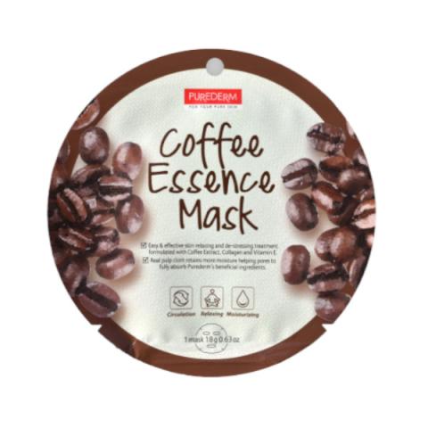 PUREDERM - Masque Cercle - Coffee Essence - 1pièce