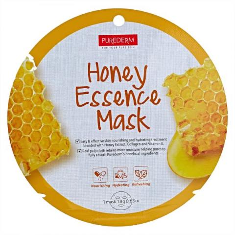 PUREDERM - Masque Cercle - Honey Essence - 1pièce