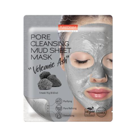 PUREDERM - Masque en feuille de boue nettoyante pour les pores -... PUREDERM - Masque en feuille de boue nettoyante pour les pores -...