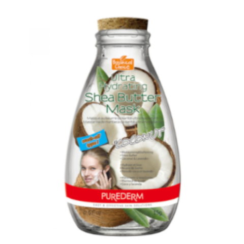 PUREDERM - Masque Ultra Hydratant au Beurre de Karité - Noix de...