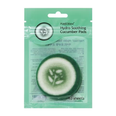 PUREDERM - Tampons hydro-apaisants au concombre (fermeture éclair)