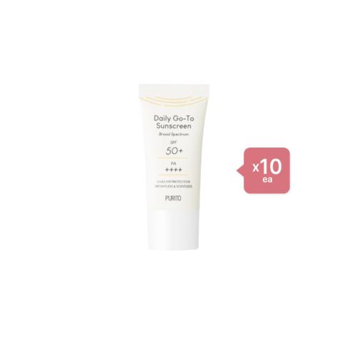 PURITO Daily Go-To Sunscreen SPF50+ PA++++ (Mini) - 15ml (10ea) Set