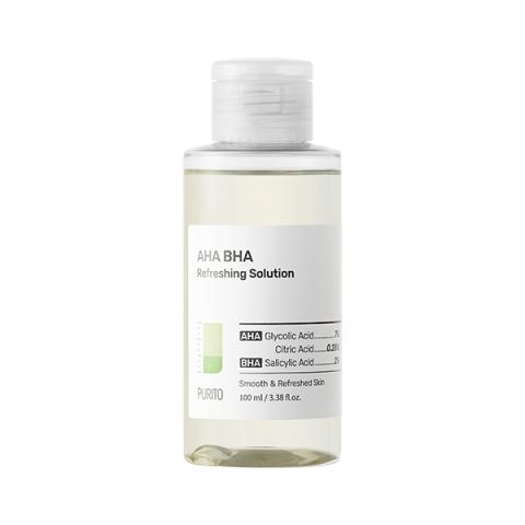 PURITO - Solution rafraîchissante AHA BHA - 100ml PURITO - Solution rafraîchissante AHA BHA - 100ml