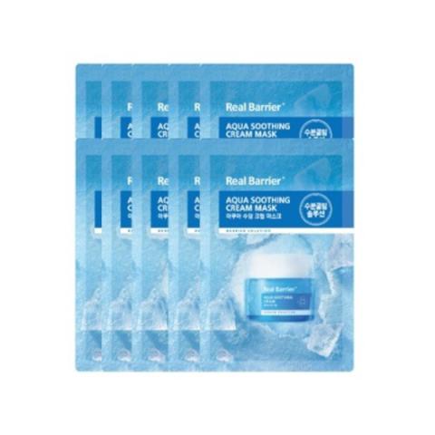 Real Barrier - Aqua Soothing Masque crème - 10pièces Real Barrier - Aqua Soothing Masque crème - 10pièces