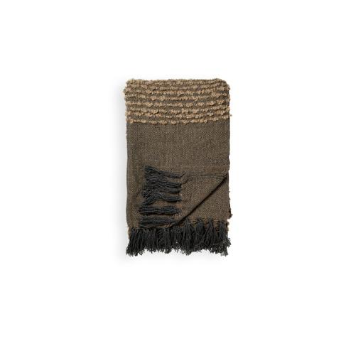 Rituals Berbura Bed Spread 150x250cm Mottled Grey