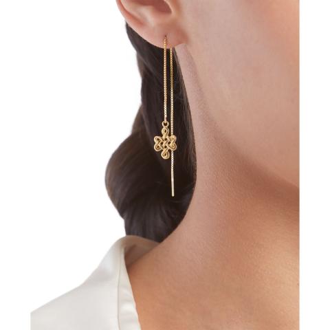 Rituals Infinity Chain Earrings Gold Plated