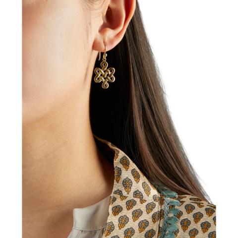 Rituals Infinity Pendant Earrings Gold Plated