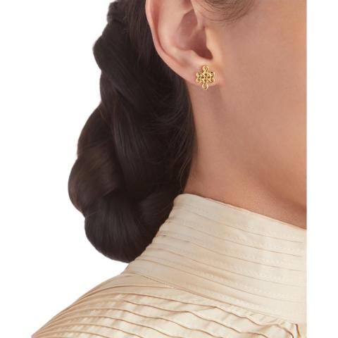 Rituals Infinity Stud Earrings Gold Plated