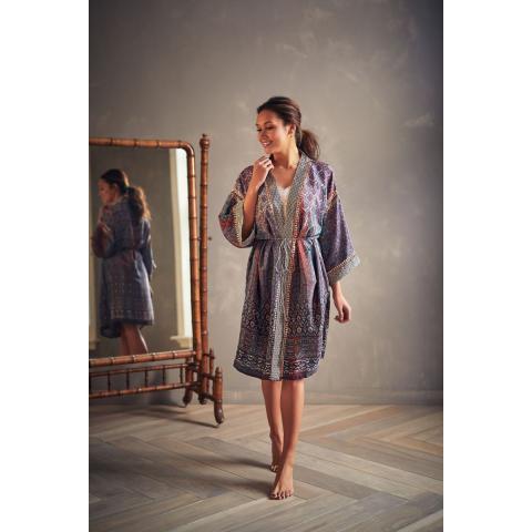 Rituals Jaypur Saree Kimono Lily Blue