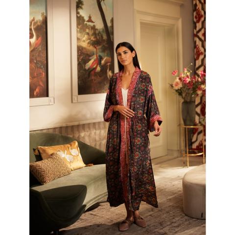 Rituals Jaypur Saree Kimono Pomegranate Long