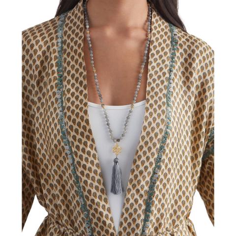 Rituals Labradorite Mala Necklace Gold Plated Rituals Labradorite Mala Necklace Gold Plated