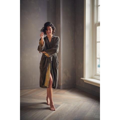 Rituals Saigon Silk Kimono Long Moss Green