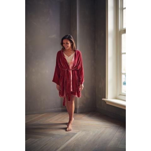 Rituals Saigon Silk Kimono Short Dark Rose