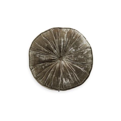 Rituals Saigon Silk Velvet Round Cushion Moss Green