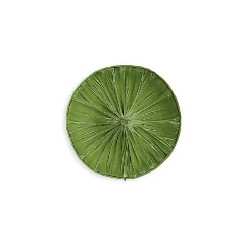 Rituals Saigon Silk Velvet Round Cushion Spring Green