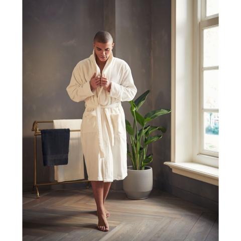 Rituals Super Smooth Cotton Bathrobe Men L Off White Rituals Super Smooth Cotton Bathrobe Men L Off White