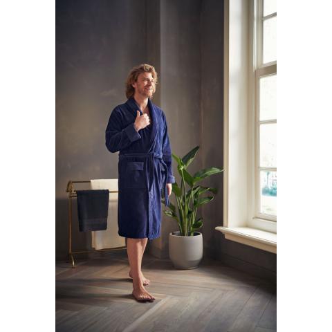 Rituals Super Smooth Cotton Bathrobe Men S China Blue