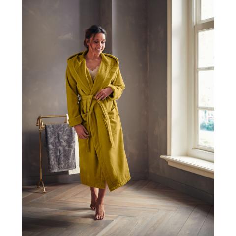 Rituals Super Smooth Cotton Bathrobe Women Mustard XL