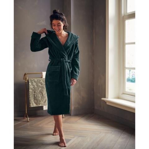 Rituals Super Smooth Cotton Bathrobe Women Petrol S