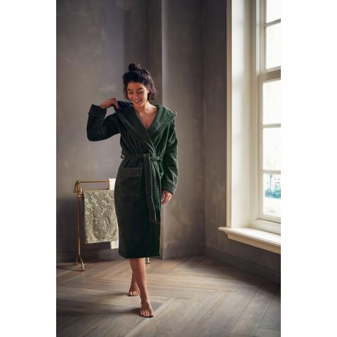 Rituals Super Smooth Cotton Bathrobe Women XL Moss Green