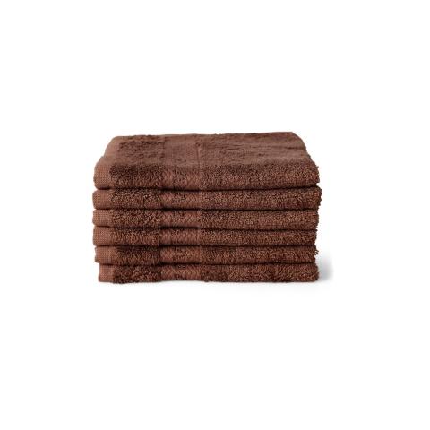 Rituals Super Smooth Cotton Guest Towel 30x30cm Brique Brown