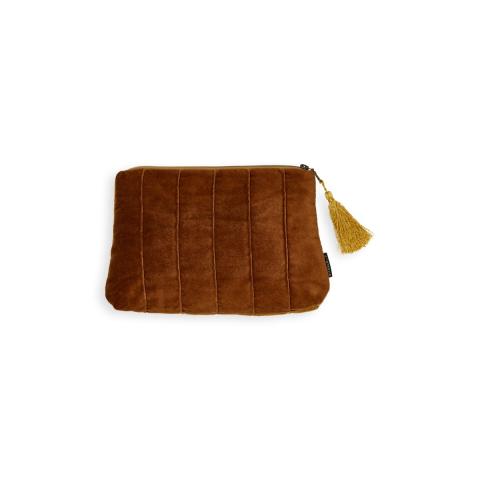 Rituals Vellore Medium Cotton Velvet Pouch Orange Rust Rituals Vellore Medium Cotton Velvet Pouch Orange Rust