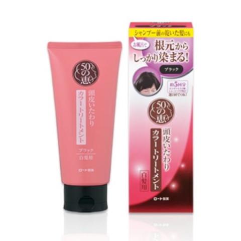 Rohto Mentholatum - 50 Megumi Soin des cheveux gris - 150g - Black