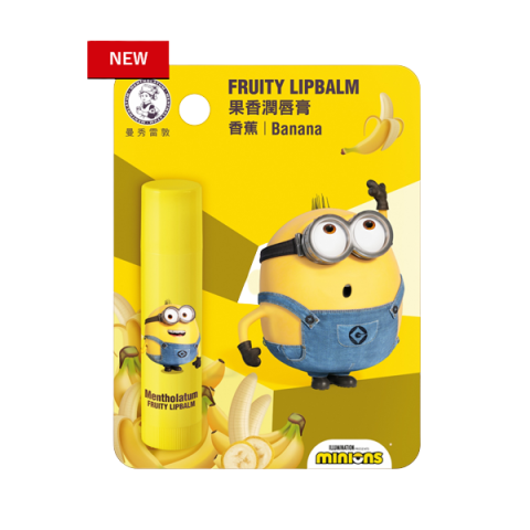 Rohto Mentholatum - Baume à lèvres fruité Minions - 3g - Banana