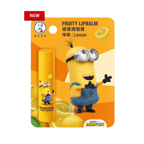 Rohto Mentholatum - Baume à lèvres fruité Minions - 3g - Lemon